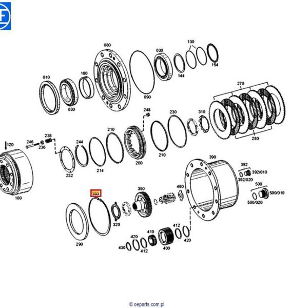 Varmistusrengas 0630502011 Volvo: 822002310OEM