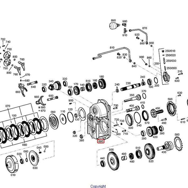 COVER WOM PTO DEUTZ FAHR