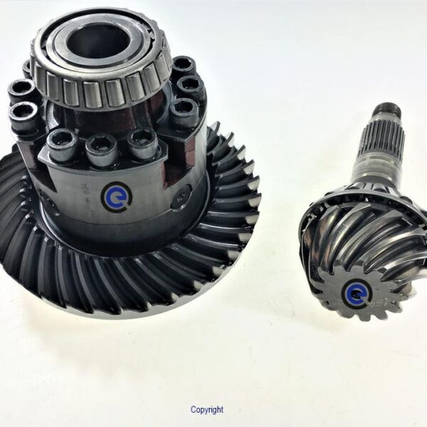 Differential mechanism + bevel gear set